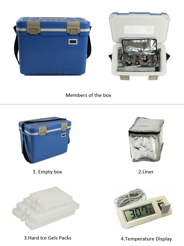 Large Cooler Ice Box Insulated Freezer Cool Box 8 Hours 10L/18L/24L/30L