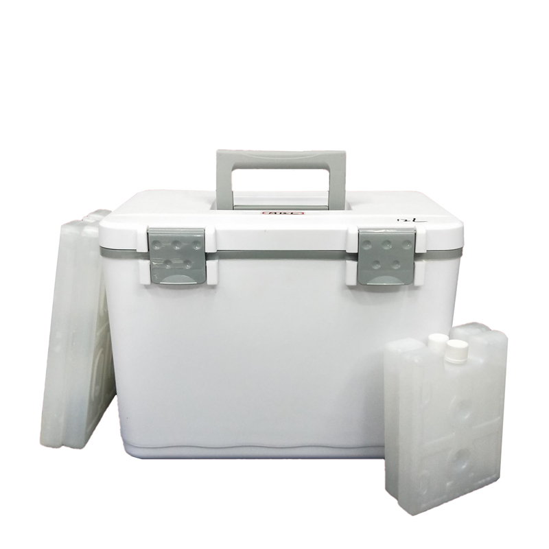 2-8 Degree Vaccine Transport Box 12L Cooler with Ice Pack